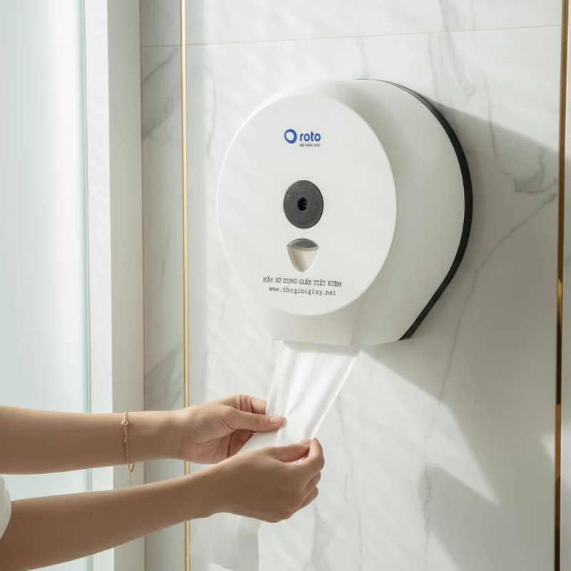 Lựa chọn hộp đựng giấy cuộn cho nhà vệ sinh sang trọng