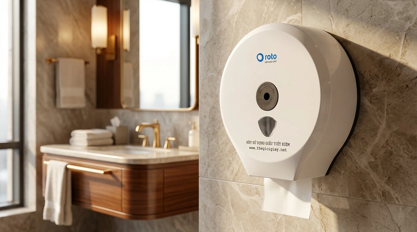 Hộp đựng giấy trong nhà vệ sinh sang trọng